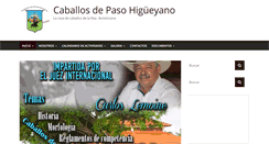 Desktop Screenshot of pasohigueyano.com