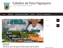Tablet Screenshot of pasohigueyano.com